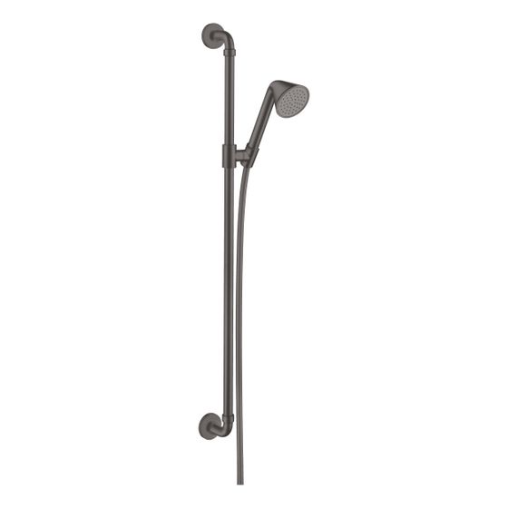 Hansgrohe AXOR Showers/Front Brauseset 90cm, Handbrause, 8,2l/min, 85 1jet EcoSmart, Brushed Black Chrome