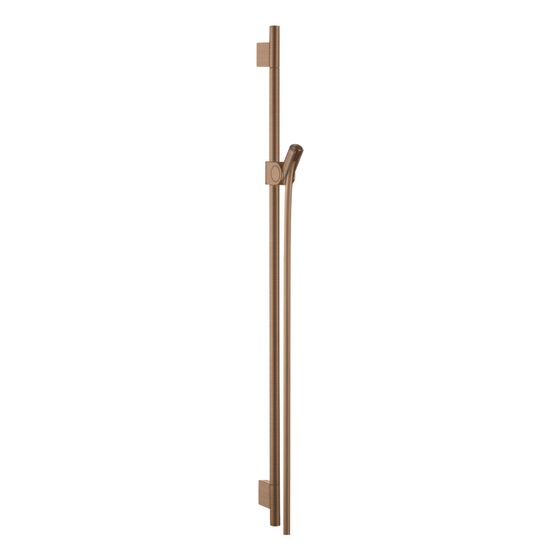 Hansgrohe AXOR Uno Brausestange 90cm, Brauseschlauch 160cm, Brushed Red Gold