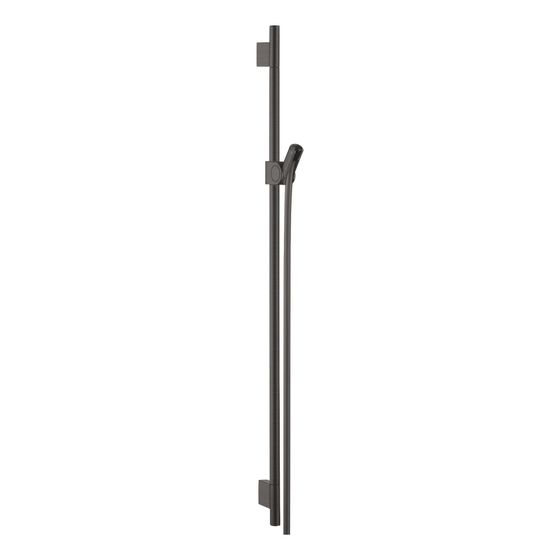 Hansgrohe AXOR Uno Brausestange 90cm, Brauseschlauch 160cm, Brushed Black Chrome