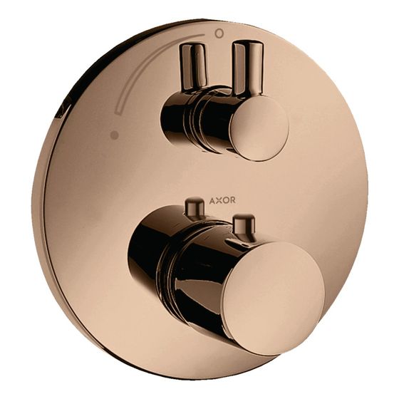 Hansgrohe AXOR Uno Thermostat Unterputz, 25l/min, Absperrventil, Polished Red Gold