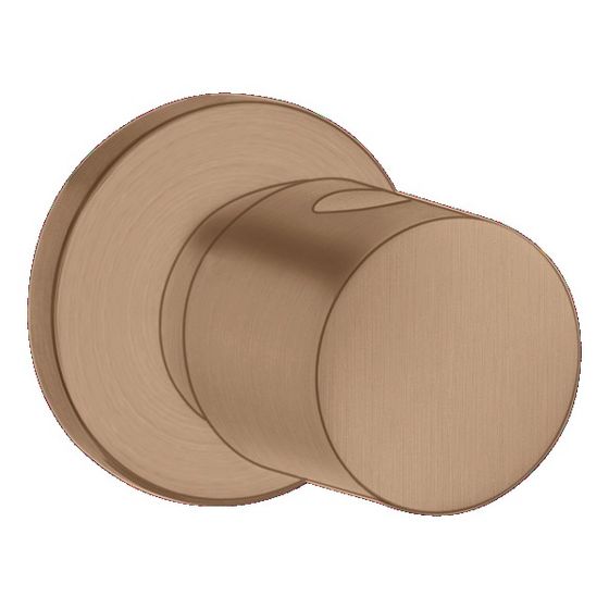 Hansgrohe AXOR Uno Absperrventil Unterputz, DN 15/20, Brushed Red Gold