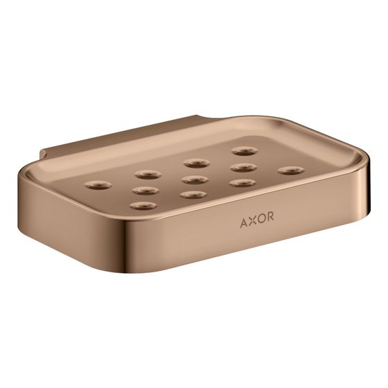 Hansgrohe AXOR Universal Circular Seifenschale, 127x21x90mm, Kunststoff, Polished Red Gold