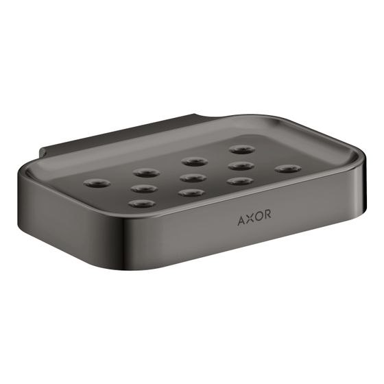 Hansgrohe AXOR Universal Circular Seifenschale, 127x21x90mm, Kunststoff, Polished Black Chrome