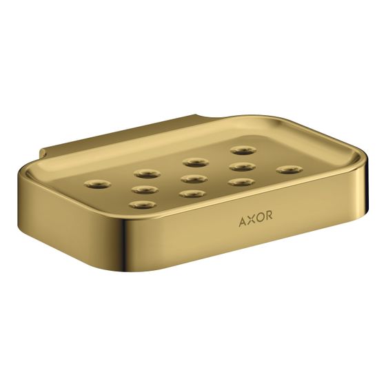 Hansgrohe AXOR Universal Circular Seifenschale, 127x21x90mm, Kunststoff, Polished Gold Optic