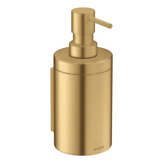 Hansgrohe AXOR Universal Circular Lotionspender, 300ml, 2ml Dosiermenge, Brushed Gold Optic