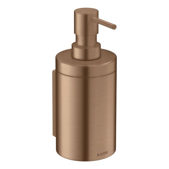 Hansgrohe AXOR Universal Circular Lotionspender, 300ml, 2ml Dosiermenge, Brushed Red Gold