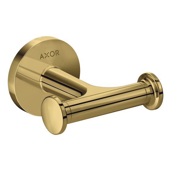 Hansgrohe AXOR Universal Circular Handtuchhaken doppelt, 55x83mm, Polished Gold Optic
