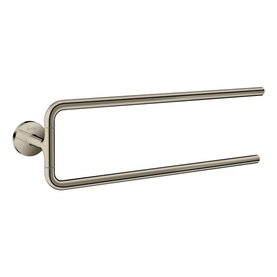 Hansgrohe AXOR Universal Circular Handtuchhalter zweiarmig, 490mm, Metall, Polished Nickel