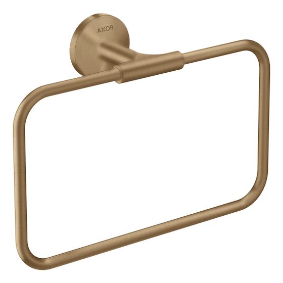 Hansgrohe AXOR Universal Circular Handtuchring, schwenkbar, Metall, Brushed Bronze