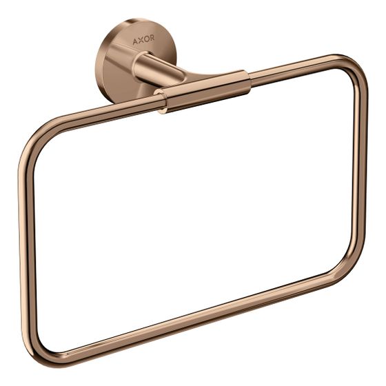 Hansgrohe AXOR Universal Circular Handtuchring, schwenkbar, Metall, Polished Red Gold