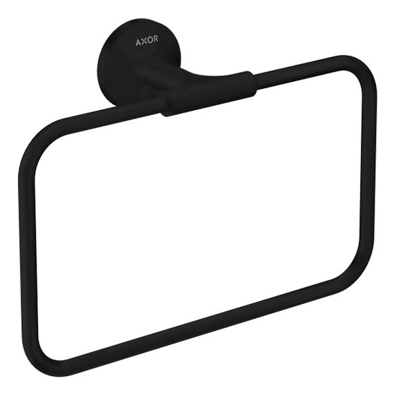 Hansgrohe AXOR Universal Circular Handtuchring, schwenkbar, Metall, Mattschwarz