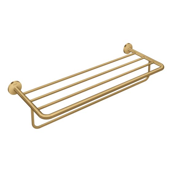 Hansgrohe AXOR Universal Circular Handtuchablage, Handtuchhalter, 655mm, Metall, Brushed Gold Optic