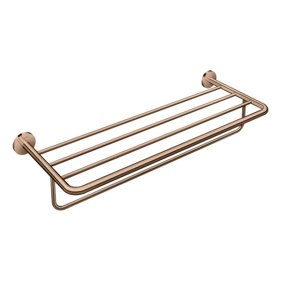 Hansgrohe AXOR Universal Circular Handtuchablage, Handtuchhalter, 655mm, Metall, Polished Red Gold