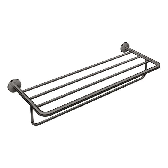 Hansgrohe AXOR Universal Circular Handtuchablage, Handtuchhalter, 655mm, Metall, Polished Black Chrome
