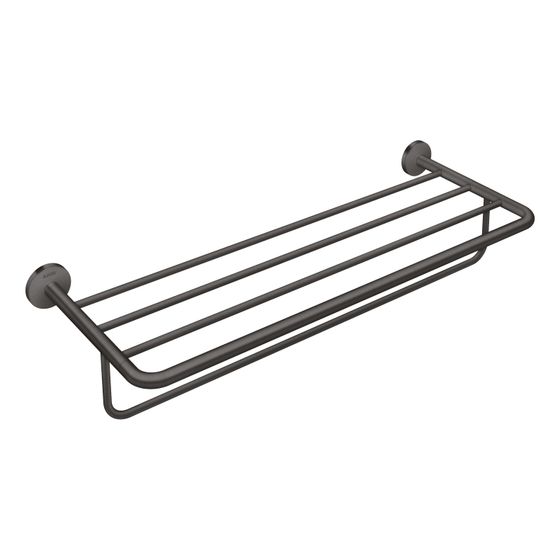 Hansgrohe AXOR Universal Circular Handtuchablage, Handtuchhalter, 655mm, Metall, Brushed Black Chrome