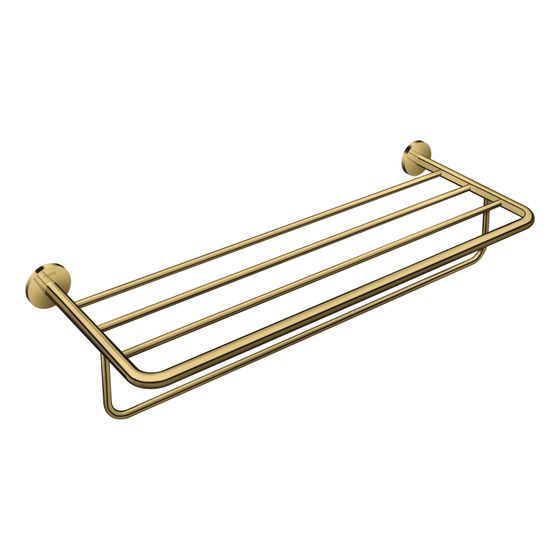 Hansgrohe AXOR Universal Circular Handtuchablage, Handtuchhalter, 655mm, Metall, Polished Gold Optic