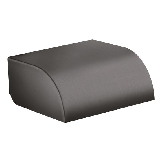 Hansgrohe AXOR Universal Circular Toilettenpapierhalter, Deckel, 142x64mm, Brushed Black Chrome
