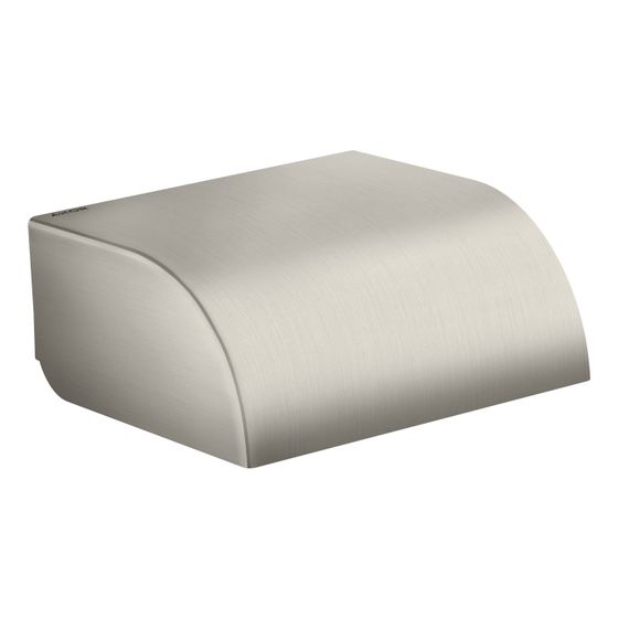 Hansgrohe AXOR Universal Circular Toilettenpapierhalter, Deckel, 142x64mm, Edelstahl Optic