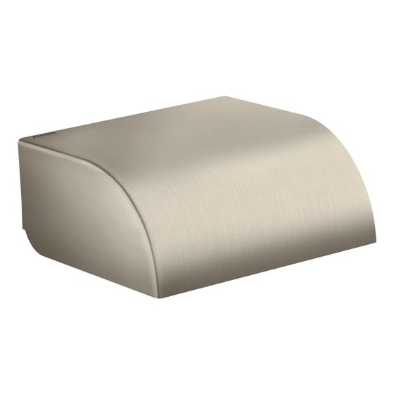 Hansgrohe AXOR Universal Circular Toilettenpapierhalter, Deckel, 142x64mm, Brushed Nickel