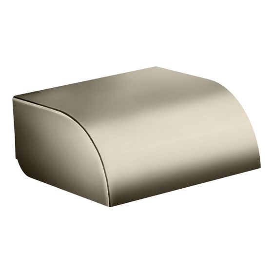 Hansgrohe AXOR Universal Circular Toilettenpapierhalter, Deckel, 142x64mm, Polished Nickel
