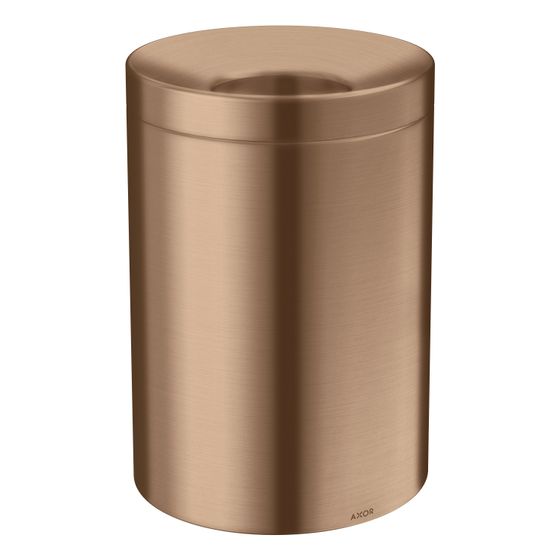 Hansgrohe AXOR Universal Circular Abfalleimer, 5L, 267x180x180mm, Brushed Red Gold