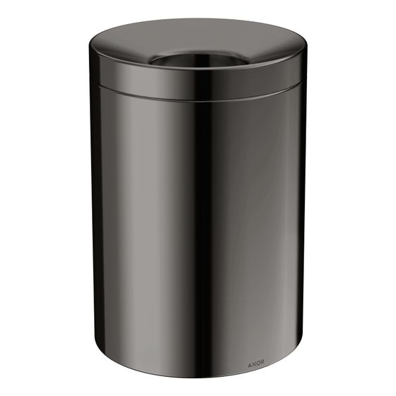 Hansgrohe AXOR Universal Circular Abfalleimer, 5L, 267x180x180mm, Polished Black Chrome