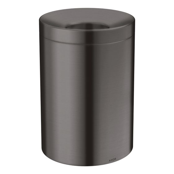 Hansgrohe AXOR Universal Circular Abfalleimer, 5L, 267x180x180mm, Brushed Black Chrome