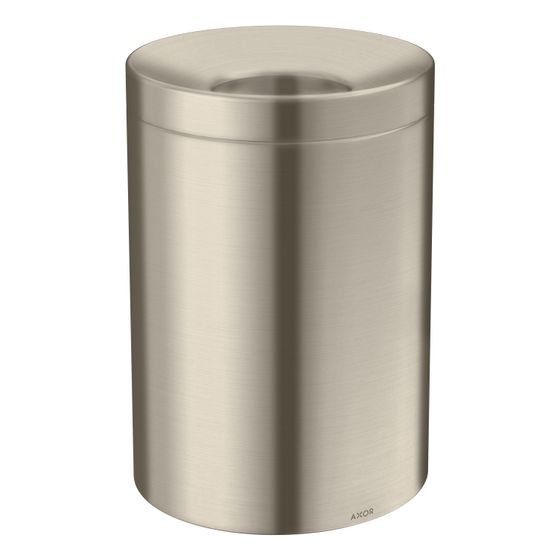 Hansgrohe AXOR Universal Circular Abfalleimer, 5L, 267x180x180mm, Brushed Nickel
