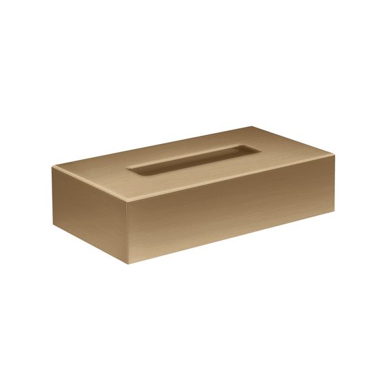 Hansgrohe AXOR Universal Circular Kosmetiktuchbox, Metall/Kunststoff, Wandmontage, Brushed Bronze