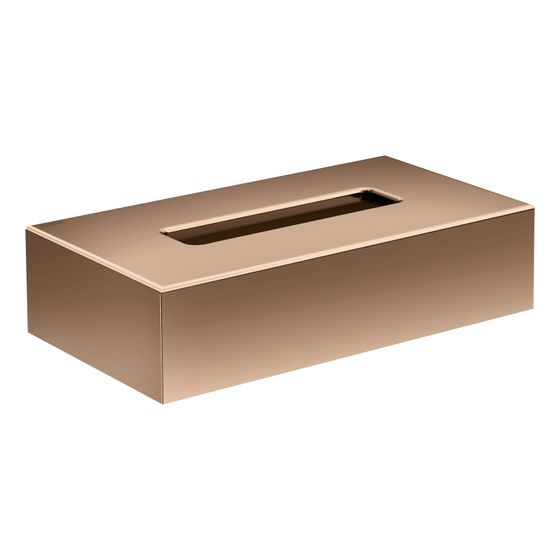 Hansgrohe AXOR Universal Circular Kosmetiktuchbox, Metall/Kunststoff, Wandmontage, Polished Red Gold