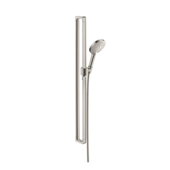 Hansgrohe AXOR Citterio E Brauseset 90cm, Handbrause 120 3jet, 15l/min, Edelstahl Optic