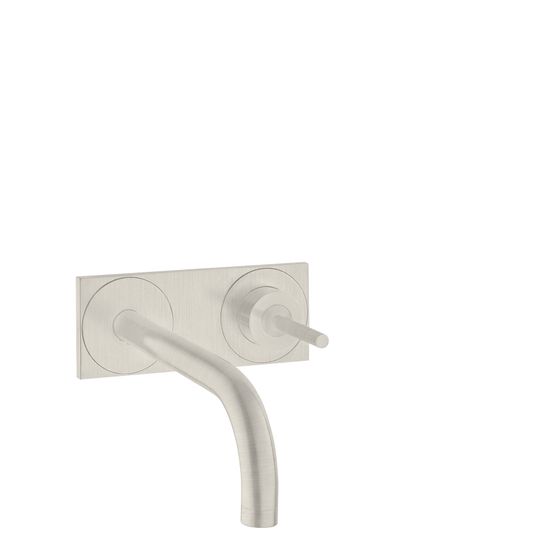 Hansgrohe AXOR Uno Einhebel-Waschtischmischer Unterputz, 5l/min, Auslauf 225mm, Platte, Edelstahl Optic