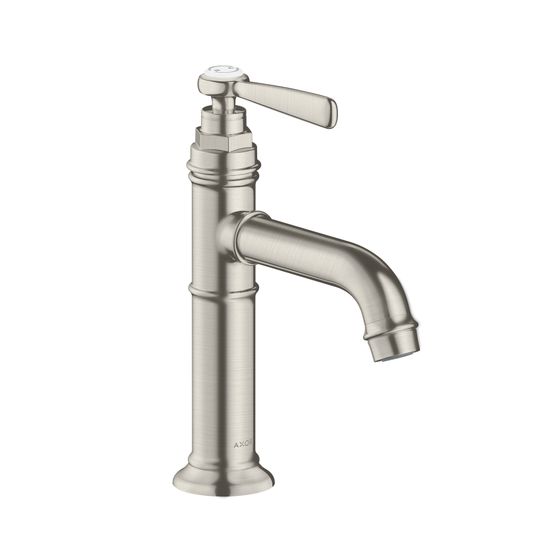 Hansgrohe AXOR Montreux Einhebel-Waschtischmischer 100mm, 5l/min, Hebelgriff, Ablaufgarnitur, Edelstahl Optic