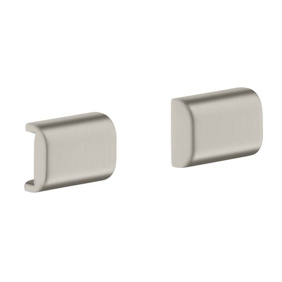 Hansgrohe AXOR Universal Softsquare Abdeckung für Reling, Edelstahl Optic