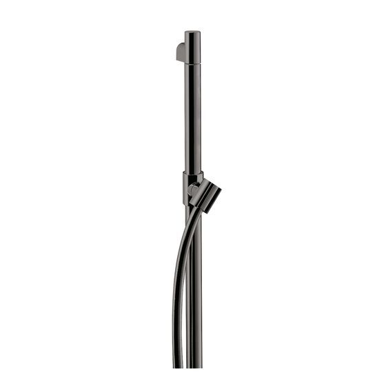 Hansgrohe AXOR Starck Brausestange 90cm, Brauseschlauch 160cm, Polished Black Chrome