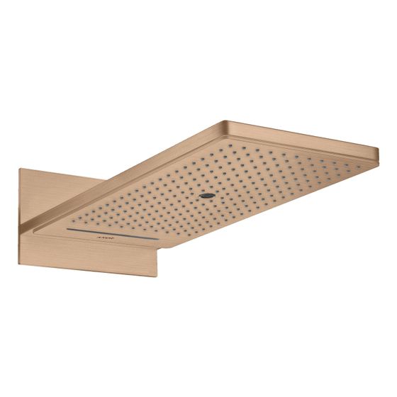Hansgrohe AXOR ShowerSolutions Kopfbrause, 22l/min, 250x580mm 3jet, Brushed Red Gold
