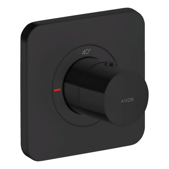 Hansgrohe AXOR Citterio E Thermostat 120x120mm, UP, DN 20, Mattschwarz