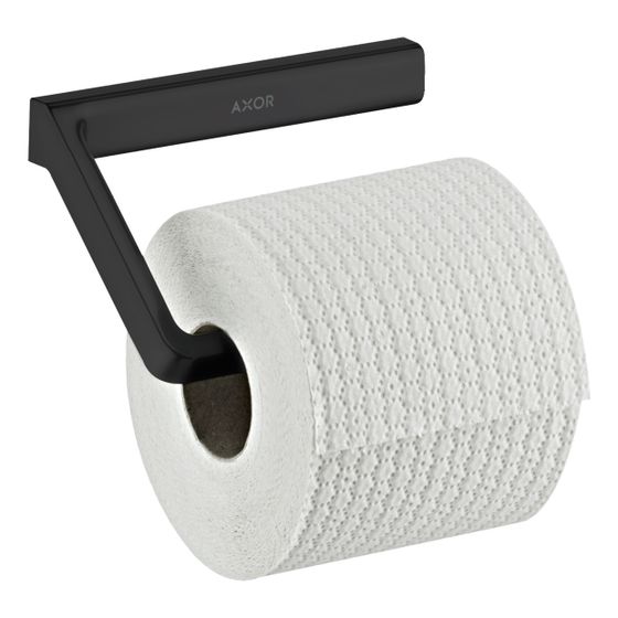 Hansgrohe AXOR Universal Softsquare Toilettenpapierhalter, Mattschwarz