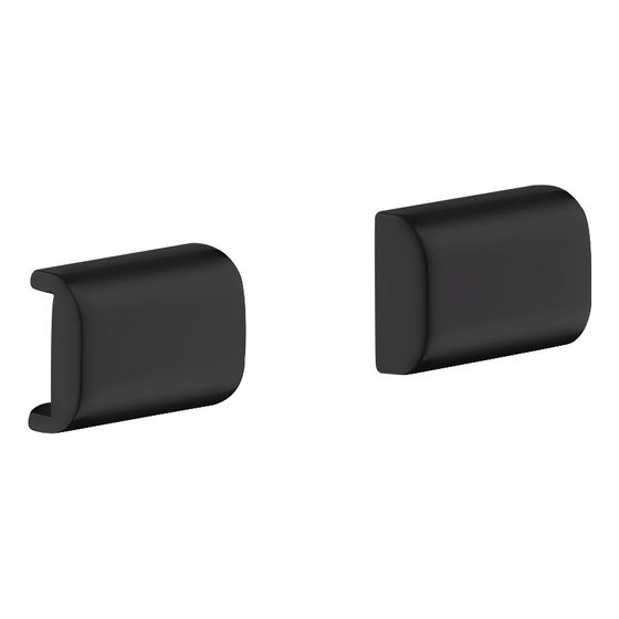 Hansgrohe AXOR Universal Softsquare Abdeckung für Reling, Mattschwarz