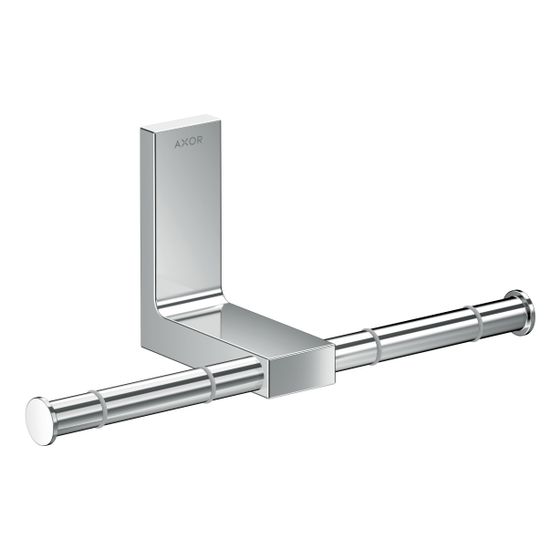 Hansgrohe AXOR Universal Rectangular Toilettenpapierhalter doppelt, 110x102mm, Metall, Chrom