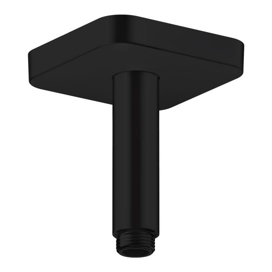 Hansgrohe AXOR ShowerSolutions Deckenanschluss 100mm softsquare, DN 15, G 1/2