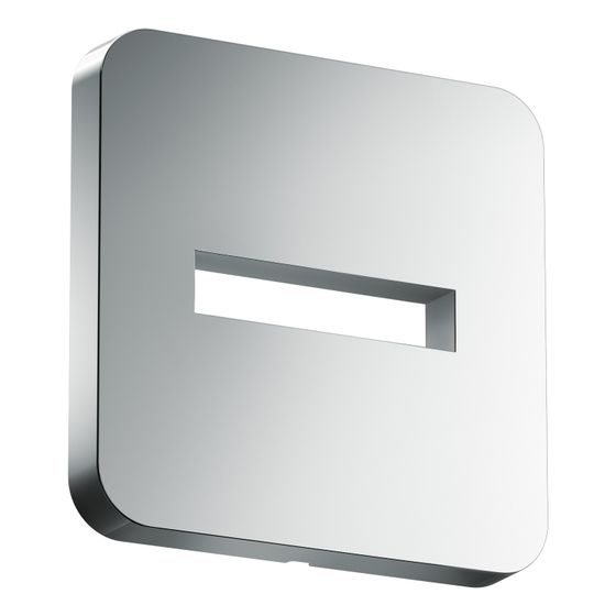 Hansgrohe Rosette softsquare für AXOR ShowerSolutions, Metall, Wandmontage, Chrom