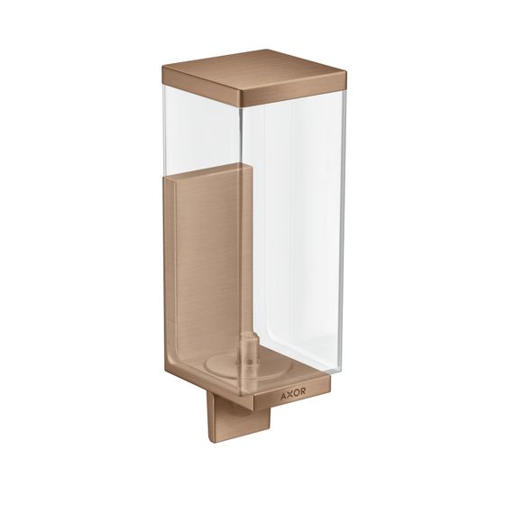 Hansgrohe AXOR Universal Rectangular Lotionspender, 600ml, 0,5ml Dosiermenge , Brushed Red Gold