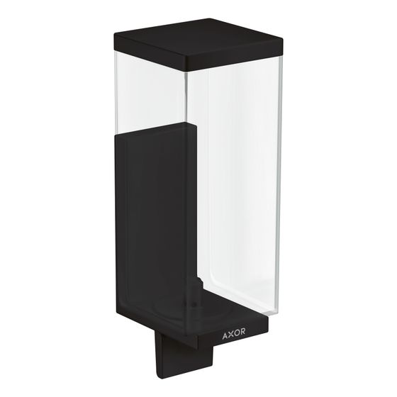 Hansgrohe AXOR Universal Rectangular Lotionspender, 600ml, 0,5ml Dosiermenge , Mattschwarz