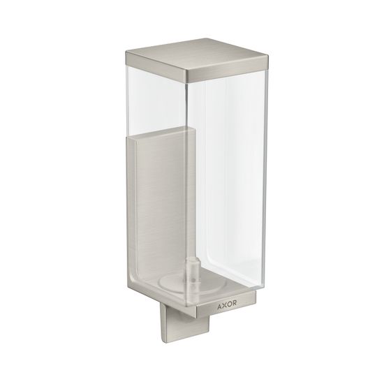 Hansgrohe AXOR Universal Rectangular Lotionspender, 600ml, 0,5ml Dosiermenge , Edelstahl Optic