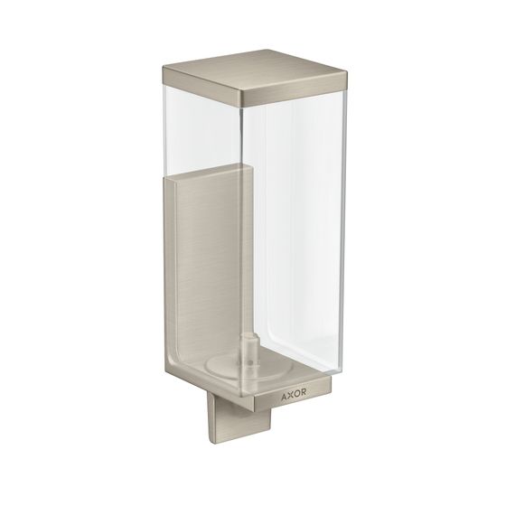 Hansgrohe AXOR Universal Rectangular Lotionspender, 600ml, 0,5ml Dosiermenge , Brushed Nickel