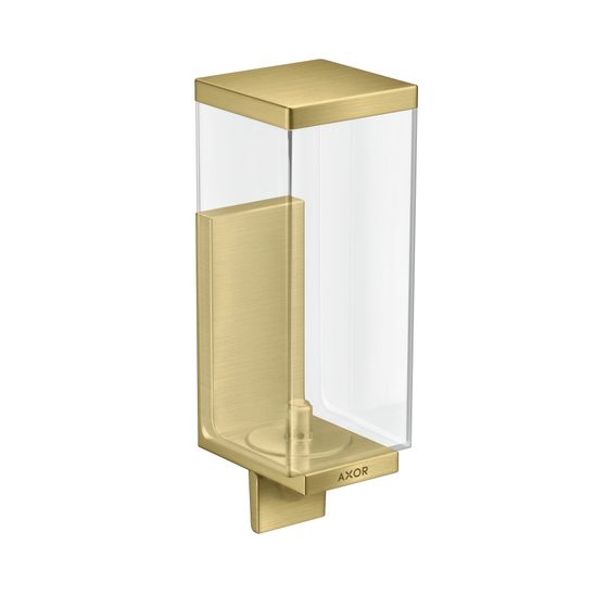 Hansgrohe AXOR Universal Rectangular Lotionspender, 600ml, 0,5ml Dosiermenge , Brushed Brass