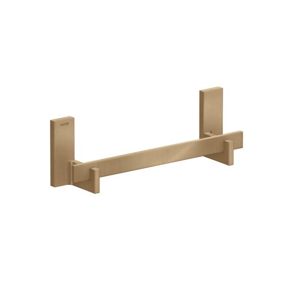 Hansgrohe AXOR Universal Rectangular Haltestange 340mm, 300mm Bohrabstand, Brushed Bronze