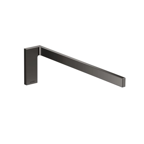 Hansgrohe AXOR Universal Rectangular Handtuchhalter, 380mm, Metall, Polished Black Chrome