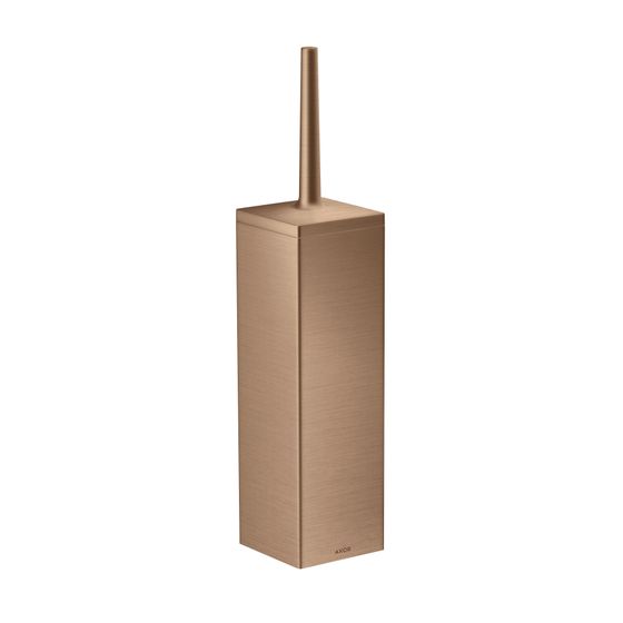 Hansgrohe AXOR Universal Rectangular Toilettenbürstenhalter, Wandmontage, Brushed Red Gold